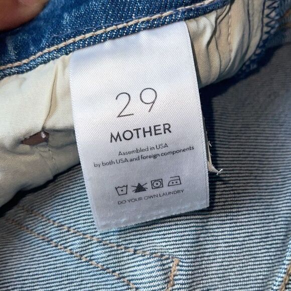 MOTHER Denim Stinger Flood Crate Digger Mid Rise Skinny Jeans Size 29 MWT - Picture 11 of 15